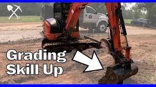 How To Grade with a Mini Excavator Bucket