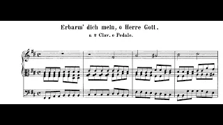 J. S. Bach - Erbarm´ dich mein, O Herre Gott | BWV 721 (Leon Kopecny - Hauptwerk)