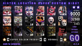 sl super custom night - super golden freddy normal mode completed