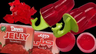 Strawberry jelly|Dreem Jelly Recipe|Dreem Strawberry Jelly|Dreem Jelly powderجيلي دريم بالفراوله