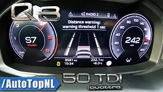 AUDI Q8 50 TDI QUATTRO ACCELERATION 0-242km/h TOP SPEED by AutoTopNL