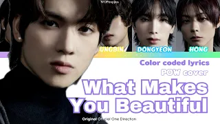 [Color Coded Lyrics] POW (파우) - ‘What Makes You Beautiful’ One Direction | Cover (ENGSUB)