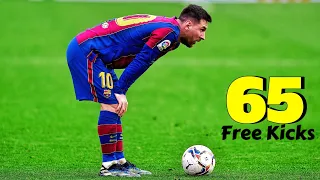 Lionel Messi - All 65 Free Kick Goals in Career.HD