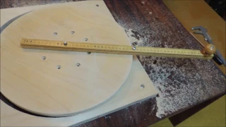 How to ✂️ cut an even circle ⚪ from thick plywood with your hands (cutter).