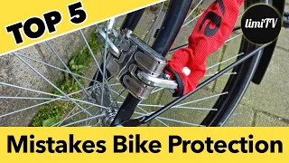 TOP 5 mistakes how to lock your bike. Bike security with GPS Tracker against theft!