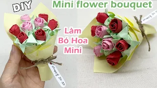Làm bó hoa Mini Hottrend Tiktok / DIY Mini flower bouquet /  Liam Channel