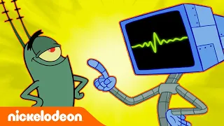 SpongeBob | 30 MIN Plankton en Karen, het beste stelletje van Bikinibroek | Nickelodeon Nederlands