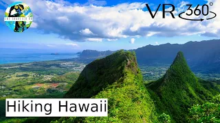 Hiking Hawaii in 360° VR: Breathtaking Trekking Adventures on Maui & Oahu | VR Travel Video