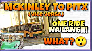 How to commute from PITX to MCKINLEY? For only 30 Pesos (One ride lang, vice versa)