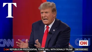 Trump won't say who he wants to win Ukraine war during CNN town hall