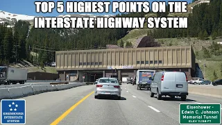 Top 5 Highest Points on the Interstate Highway System