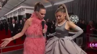 Ariana Grande Grammys Red Carpet Interview