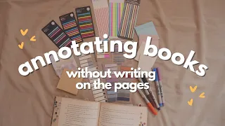 how to annotate books without writing on the pages ✍🏻 | Filipino Booktuber 🇵🇭