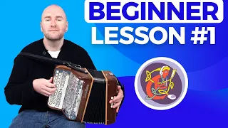 Irish Button Accordion Lesson 1 - [The Basics] Start Here