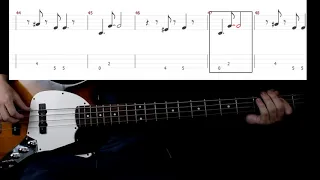 Red Hot Chili Peppers - Under the Bridge (Bass cover with tabs)