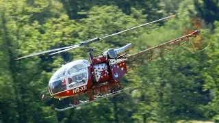 SA-315 B LAMA GIANT SCALE RC TURBINE MODEL HELICOPTER FLIGHT / Turbine meeting 2015 *1080p50fpsHD*