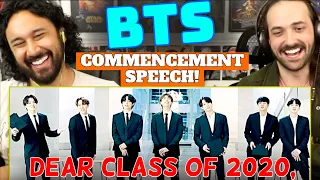 BTS Commencement Speech | Dear Class Of 2020 - REACTION!!!