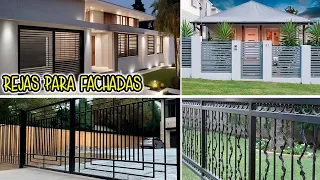 +80 Ideas de REJAS para FACHADAS DE CASAS | Rejas para frentes, puertas y ventanas
