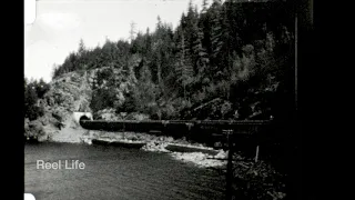 1932, Riding aboard a CPR passenger train, Vancouver/Kamloops Lake/Sicamous/Last Spike/Revelstoke