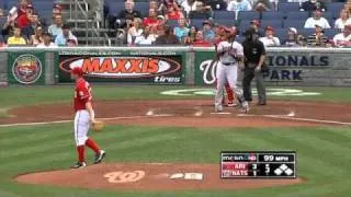 Strasburg strikes out seven