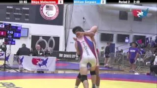 GR 59 KG - R16 - Rikiya Matsuzawa (JPN) vs. William Simpson (Army)