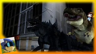 [SFM] T-Rex and Zilla and... El Pollo? (FT. DevilArtemis)