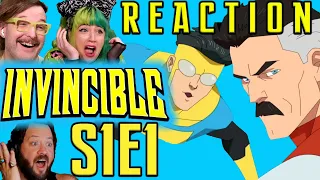 Our JAWS DROPPED!! INVINCIBLE S1x1 "It's About Time" REACTION!