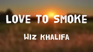 Love To Smoke - Wiz Khalifa {Visualized Lyrics} 🫦