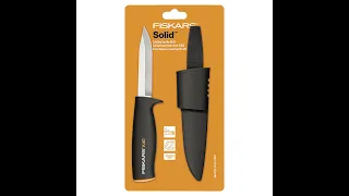 Нож Fiskars Solid. Обзор и не большой тест