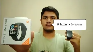 Unboxing + giveaway of redmi watch 3 active | Full video | Nihit Jain