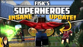 INSANE Update for "The BEST" SUPERHERO MOD | Minecraft