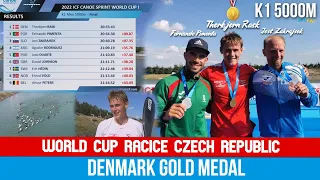 k1 Men 5000m | Thorbjorn Rask CHAMPION | World Cup Racice Czech Republic 2022 | WAYkVlogs