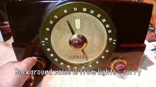 Zenith G725 AM/FM Radio From 1950