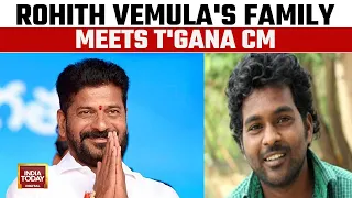 Rohith Vemula Family Meets Telangana CM Revanth Reddy Family To Challenge 'Not Dalit' Closure Report