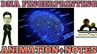 DNA fingerprinting animation+notes video / most simplified video on DNA fingerprinting.