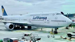 LUFTHANSA Boeing 747 Business Class | Frankfurt to Miami trip report in 4K