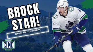 CANUCKS WIN 4-3 IN OT; BROCK BOESER SCORES HAT TRICK