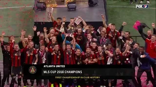 Atlanta United's MLS Cup trophy ceremony