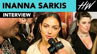 "After" star Inanna Sarkis Admits She Forgot Her Lines Filming With Josephine Langford! | Hollywire