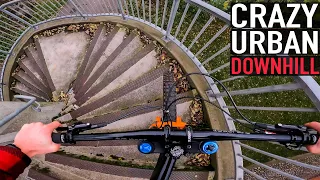 URBAN DOWNHILL MTB IN MY HOMETOWN!!