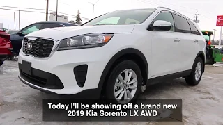 2019 Kia Sorento LX AWD (Snow White Pearl) - Walkaround