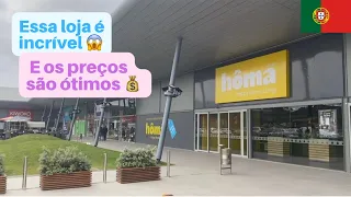 TOUR PELA LOJA HÔMA AQUI EM PORTUGAL DECORAÇÃO PREÇOS E COMPRINHAS | MUITA COISA LINDA E BARATA 🇵🇹