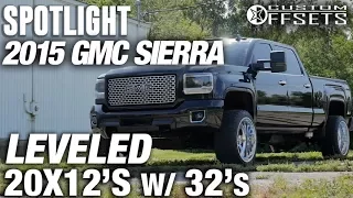 Spotlight - 2015 GMC Sierra 2500HD, Leveled, 22x12 -40's and 32's