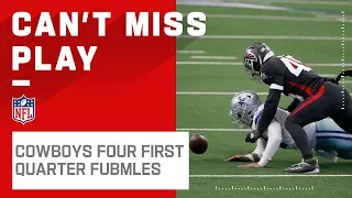 Cowboys Cough Up 4 Fumbles in the 1st Quarter Alone