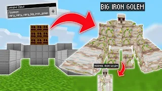 How to summon very very very BIG iron golem