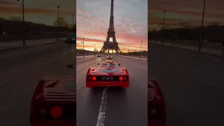 Ferrari f40 in Paris 🗼🇨🇵 #shorts