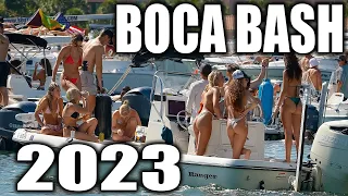 BOCA BASH 2023 - CRAZIEST SANDBAR PARTY OF THE YEAR ( IT WAS FUN ) | Droneviewhd | Lake Boca