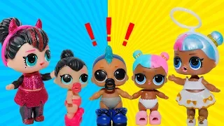 МАЛЬЧИК ЛОЛ ПАНКИ В ШОКЕ ОТ ПЕРЧИНКИ И САХАРОК! #LOL SURPRISE DOLLS РАСПАКОВКА КУКЛЫ ЛОЛ 5 СЕРИЯ