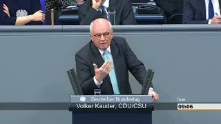 Volker Kauder: Lage der Religions- und Weltanschauungsfreiheit [Bundestag 27.04.2018]