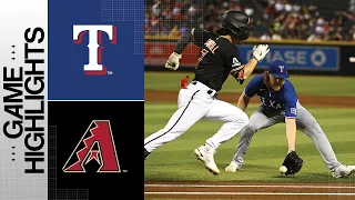 Rangers vs. D-backs Game Highlights (8/22/23) | MLB Highlights